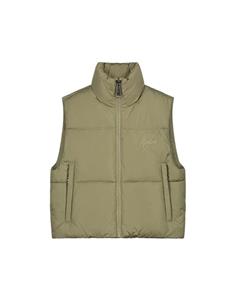 Malelions Women Cropped Bodywarmer | Army