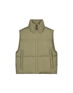 Malelions Women Cropped Bodywarmer - Army