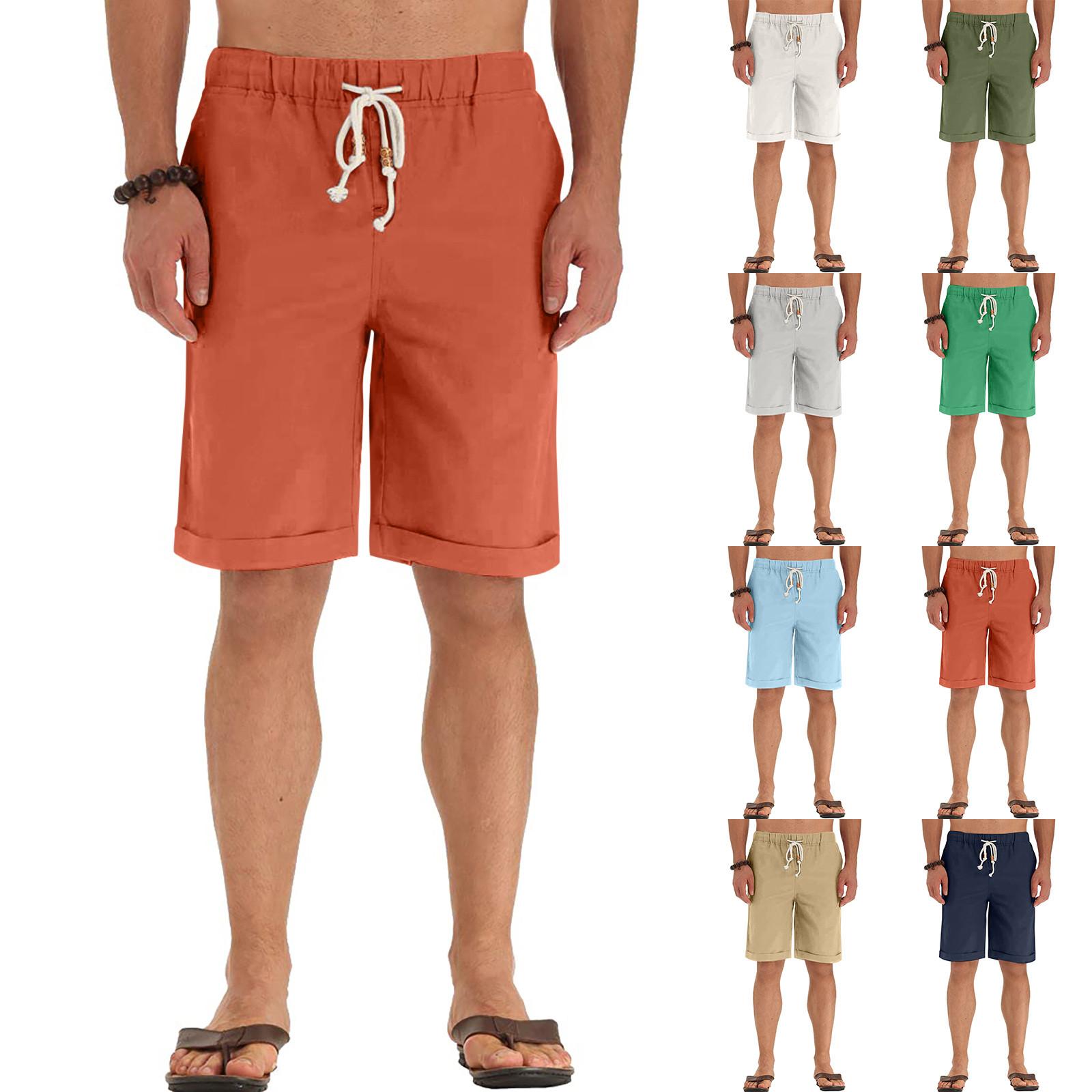 Great home Heren Zomer Outdoor Mode Basic Losse Ademende Sneldrogende Casual Shorts
