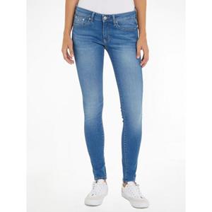 Tommy Jeans Slim-fit-Jeans Skinny Jeans Marken Low Waist Mittlere Leibhöhe mit Faded-Out Effekten