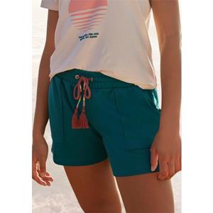 Vivance Sweatshort Korte broek met opgestikte zakken en contrastkoord, loungewear