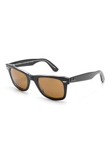 Ray-Ban Zonnebril met wayfarer montuur - Zwart