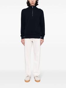 BOSS Trui met rits - Blauw