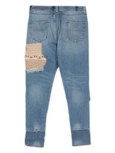 greglauren Greg Lauren Jeans met toelopende pijpen - Blauw