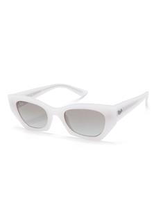 Ray-Ban Zena zonnebril met cat-eye montuur - Wit