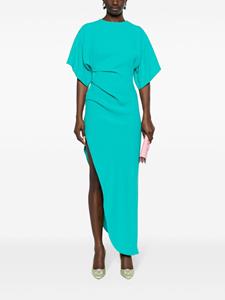 REV The Savita asymmetrische midi-jurk - Blauw