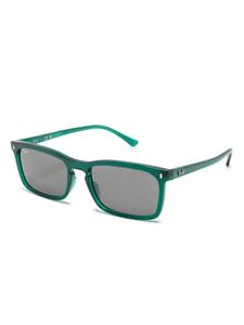 Ray-Ban Zonnebril met rechthoekig montuur - Groen