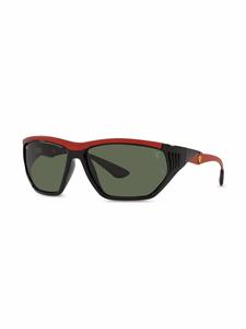 Ray-Ban x Scuderia Ferrari zonnebril met geometrisch montuur - Zwart