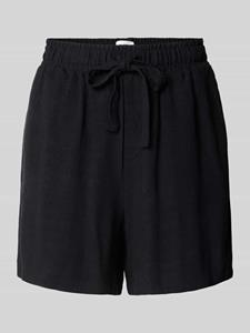 Object Regular fit bermuda met tunnelkoord, model 'SANNE'