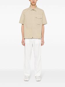 stoneisland Stone Island Broek met logoprint - Wit