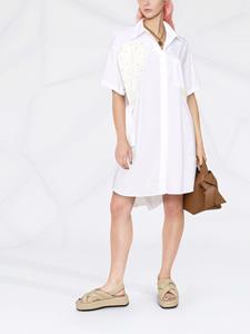 mm6maisonmargiela MM6 Maison Margiela Gedeconstrueerde blousejurk - Wit
