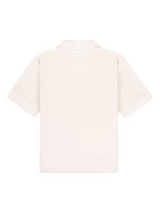 sporty&rich Sporty & Rich Katoenen poloshirt - Wit