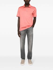 Kiton Gemêleerd poloshirt - Rood