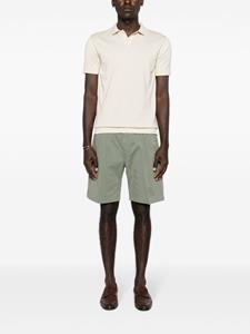 Brioni Fijngebreid poloshirt - Beige