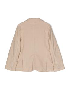 Il Gufo Blazer met enkele rij knopen - Beige