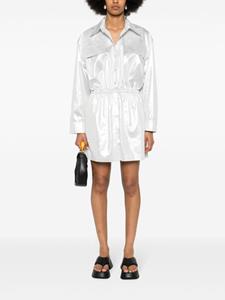 PINKO Metallic blousejurk - Grijs