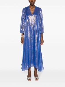forteforte Forte Forte Tuniekjurk met kralen afwerking - Blauw
