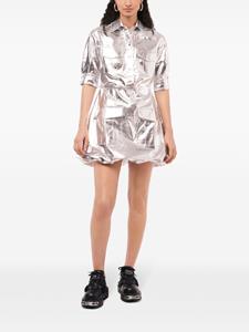 Rabanne Metallic mini-jurk - Zilver