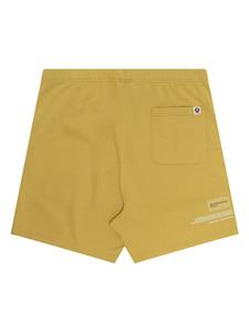 aapeby*abathingape AAPE BY *A BATHING APE Shorts met logopatch - Geel