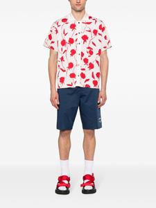 Kenzo Bermuda shorts met geborduurd logo - Blauw