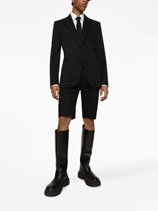 dolce&gabbana Dolce & Gabbana Bermuda shorts met logopatch - Zwart
