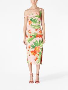 carolinaherrera Carolina Herrera Jurk met bloemenprint - Roze