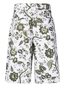ERDEM Shorts met bloemenprint - Wit