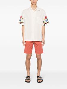 jacobcohën Jacob Cohën Nicolas twill bermuda shorts - Oranje