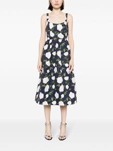 sachin&babi Sachin & Babi Olena midi-jurk met bloemenprint - Blauw