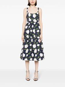 Sachin & Babi Olena midi-jurk met bloemenprint - Blauw