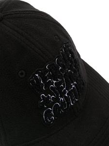 Versace Jeans Couture Honkbalpet met logo-reliëf - Zwart