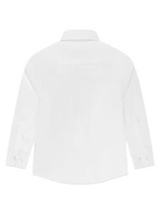 houseofcavanikids HOUSE OF CAVANI KIDS Katoenen shirt met puntkraag - Wit