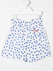 philosophydilorenzoserafinikids Philosophy Di Lorenzo Serafini Kids Shorts met stippen - Wit