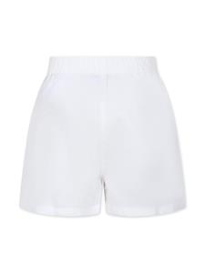 ermannoscervinojunior Ermanno Scervino Junior Shorts met kanten vlak van linnen-katoen - Beige