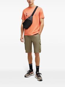 BOSS Cargo shorts met trekkoord - Groen