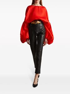 KHAITE Zijden blouse - Rood