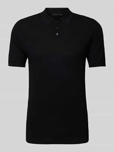 Drykorn Slim fit poloshirt met structuurmotief, model 'Triton'