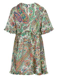 etrokids ETRO KIDS Jurk met paisley-print - Groen