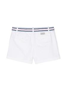 Ralph Lauren Kids Shorts met ceintuur - Wit