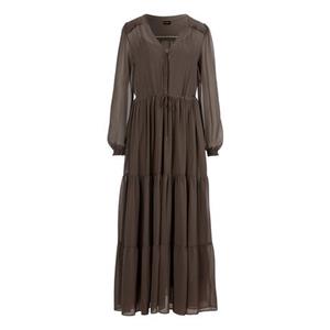 BOSS ORANGE Blusenkleid C_Dauta mit V-Ausschnitt