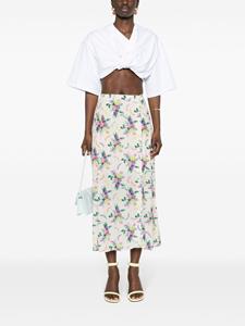 Zadig&Voltaire Rok met bloemenprint - Beige