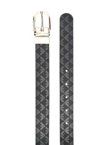 emporioarmani Emporio Armani Gespriem met monogramprint - Zwart
