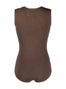 Maison Margiela Body met logo - Bruin