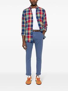DONDUP Mid waist katoenen chino - Blauw