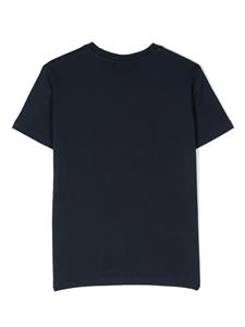 neilbarrettkids Neil Barrett Kids T-shirt met logoprint - Blauw