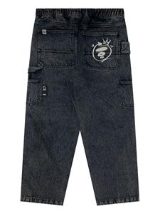 AAPE BY *A BATHING APE Straight jeans - Zwart