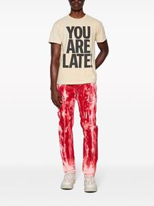gallerydept. GALLERY DEPT. Jeans met tie-dye - Rood