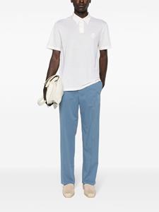 Canali Straight broek met trekkoordtaille - Blauw