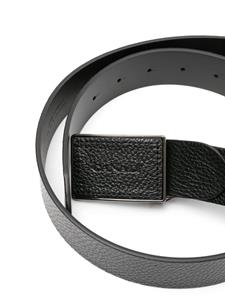 Canali Leren riem - Zwart