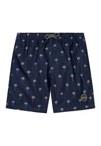 Shiwi Jongens zwembroek - Scratch palm - Donker navy blauw